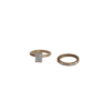 Anillo Piedra Baguette y Riviere - Imagen 2
