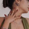 Aretes Mel Silver - Imagen 2